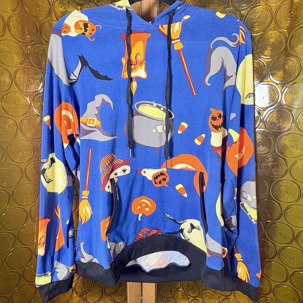 Lildy Hooded Sweatshirt Super Soft Lightweight NWT Unisex Sz L/XL  Halloween